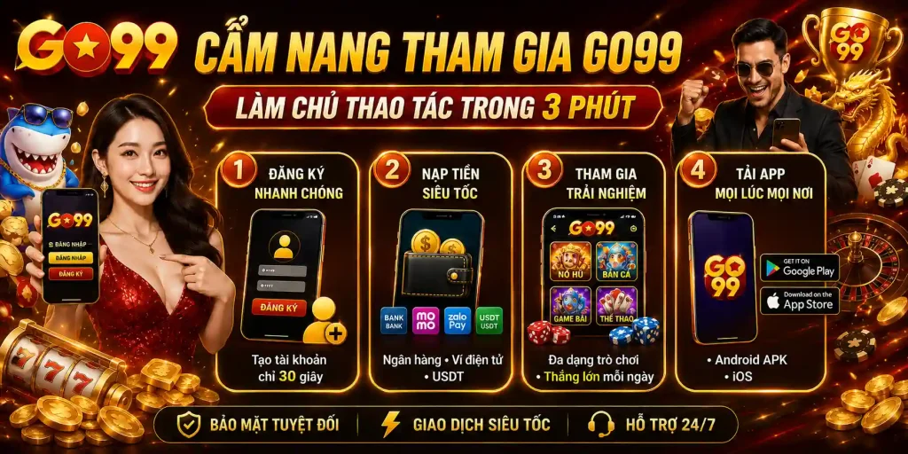 Trang Chủ GO99 9 Cẩm Nang Tham Gia GO99 trong 3 phút