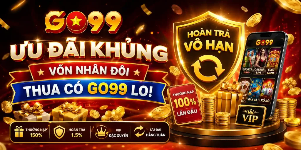 Chính sách khuyến mãi GO99 - Ngập tràn ưu đãi cho hội viên