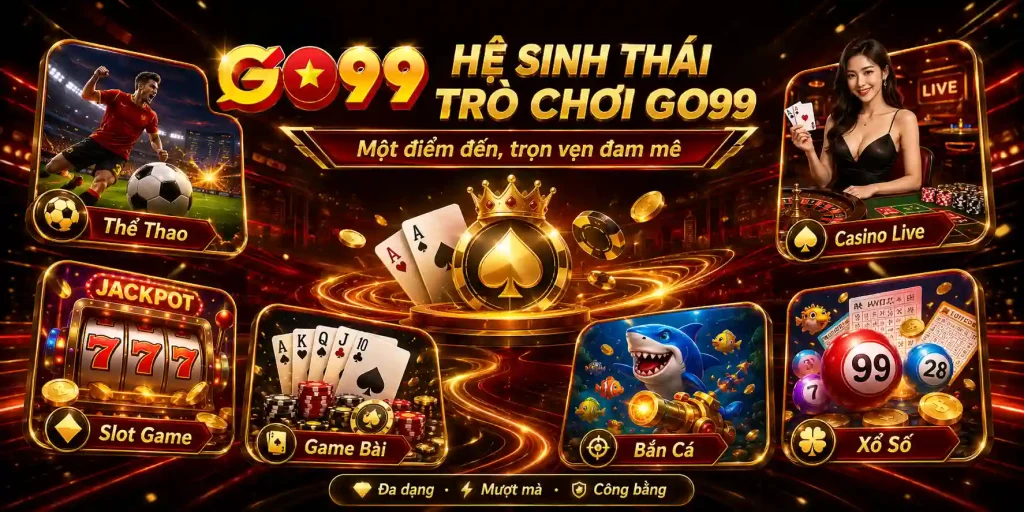 Khám phá kho game GO99 hiện đại & đa dạng
