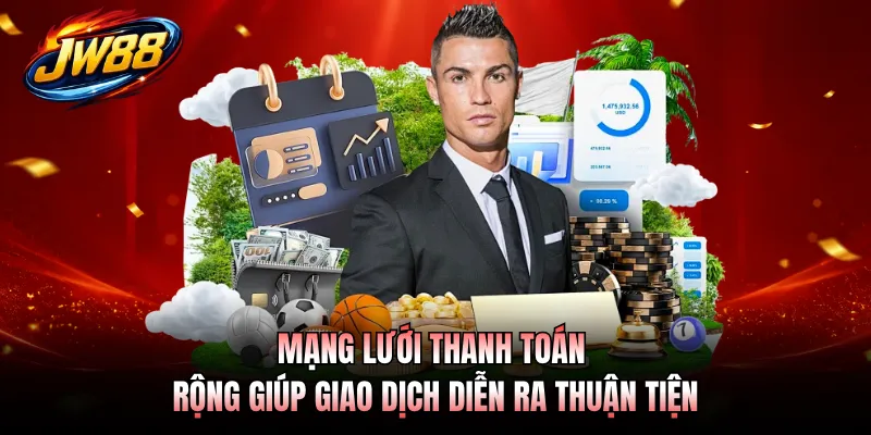 Giới Thiệu GO99 5 Mạng lưới thanh toán rộng giúp giao dịch diễn ra thuận tiện